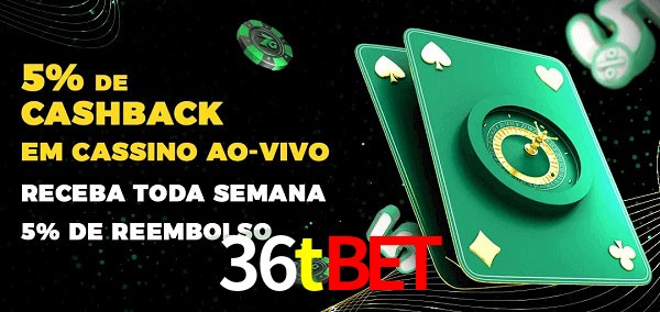 Promoções do cassino ao Vivo 36tbet